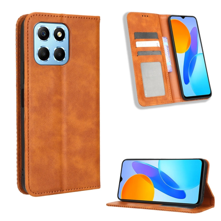 Magnetic Buckle Retro Texture Leather Phone Case, For Nokia G100, For Nokia G400, For Oukitel C31, For Honor 70 5G, For Honor X8 5G, For Samsung Galaxy A04
