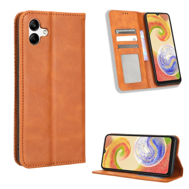 Magnetic Buckle Retro Texture Leather Phone Case, For Nokia G100, For Nokia G400, For Oukitel C31, For Honor 70 5G, For Honor X8 5G, For Samsung Galaxy A04