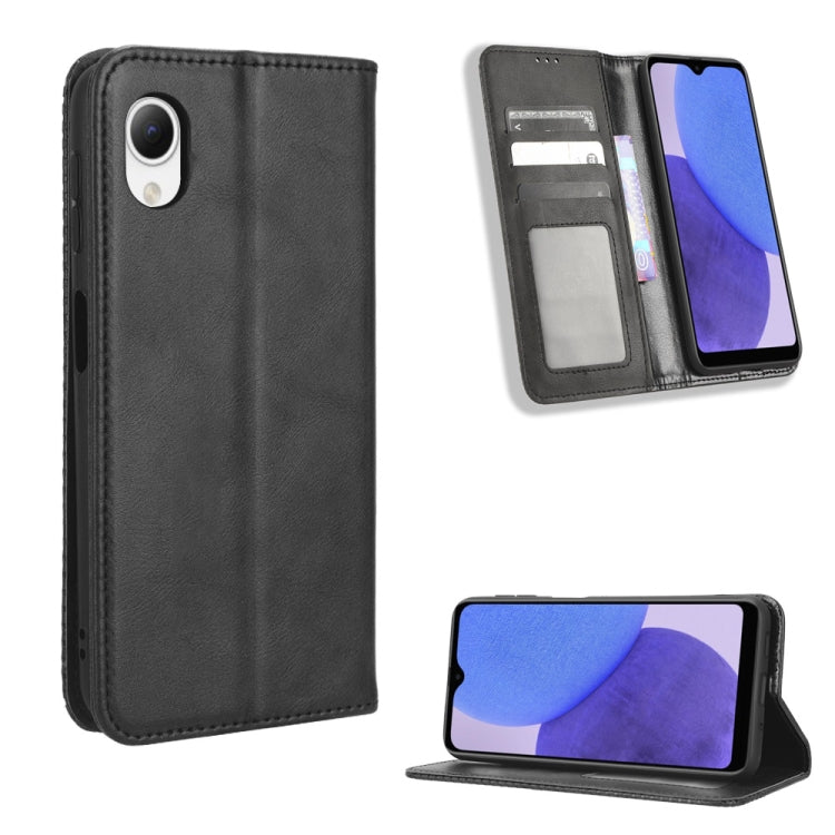 Magnetic Buckle Retro Texture Leather Phone Case, For Nokia G100, For Nokia G400, For Oukitel C31, For Honor 70 5G, For Honor X8 5G, For Samsung Galaxy A04