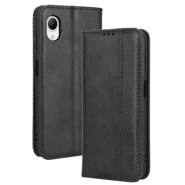 Magnetic Buckle Retro Texture Leather Phone Case, For Samsung Galaxy A23e / A23s / A23 5G JP, For Sony Xperia 5 IV, For Sharp Aquos Sense7 Plus, For iPhone 14 Plus, For Sharp Aquos Sense7, For Xiaomi 12T / Redmi K50 Ultra