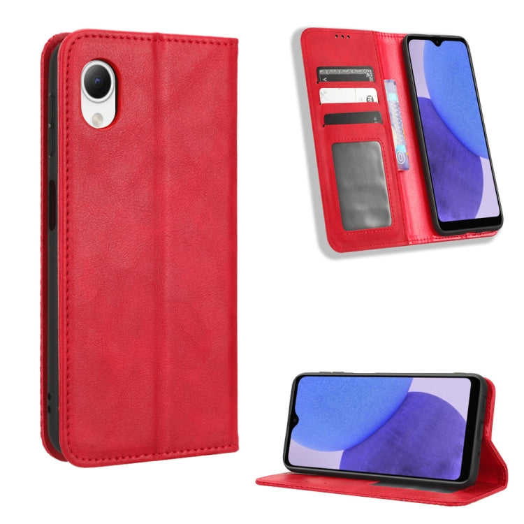 Magnetic Buckle Retro Texture Leather Phone Case, For Nokia G100, For Nokia G400, For Oukitel C31, For Honor 70 5G, For Honor X8 5G, For Samsung Galaxy A04