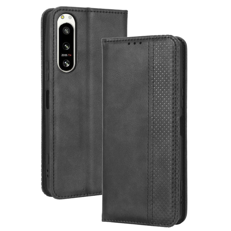 Magnetic Buckle Retro Texture Leather Phone Case, For Samsung Galaxy A23e / A23s / A23 5G JP, For Sony Xperia 5 IV, For Sharp Aquos Sense7 Plus, For iPhone 14 Plus, For Sharp Aquos Sense7, For Xiaomi 12T / Redmi K50 Ultra