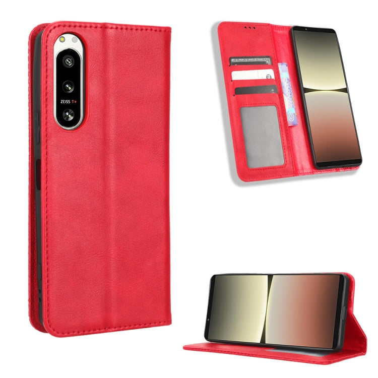 Magnetic Buckle Retro Texture Leather Phone Case, For Samsung Galaxy A23e / A23s / A23 5G JP, For Sony Xperia 5 IV, For Sharp Aquos Sense7 Plus, For iPhone 14 Plus, For Sharp Aquos Sense7, For Xiaomi 12T / Redmi K50 Ultra