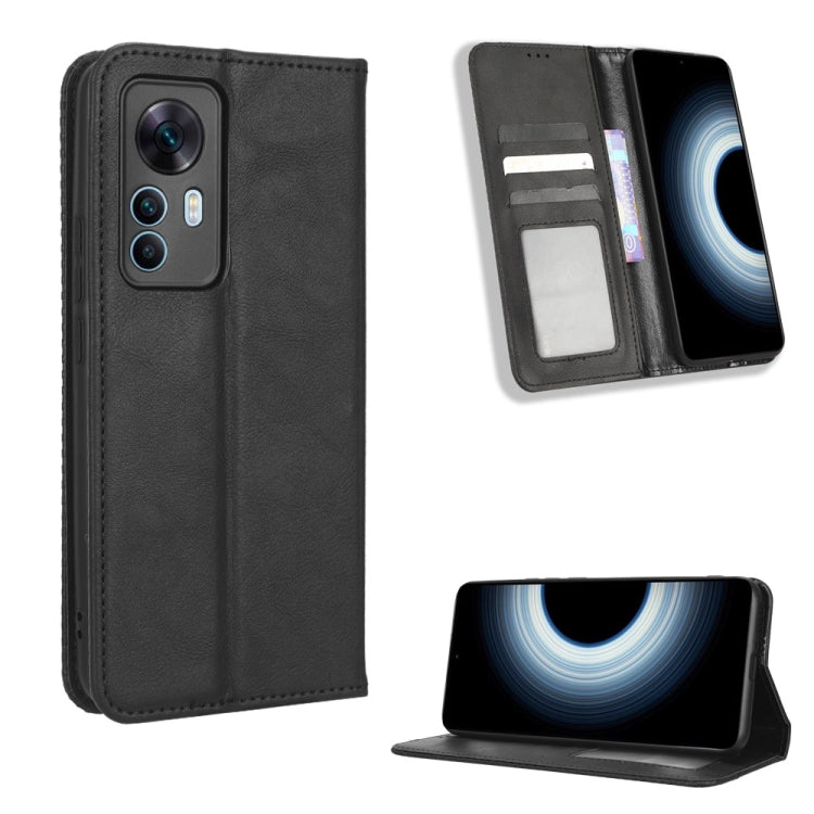 Magnetic Buckle Retro Texture Leather Phone Case, For Samsung Galaxy A23e / A23s / A23 5G JP, For Sony Xperia 5 IV, For Sharp Aquos Sense7 Plus, For iPhone 14 Plus, For Sharp Aquos Sense7, For Xiaomi 12T / Redmi K50 Ultra
