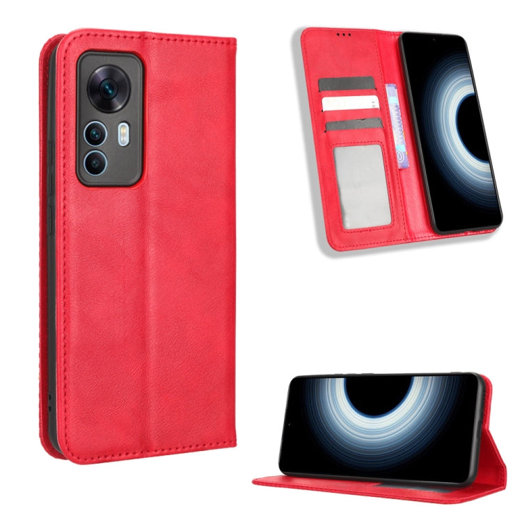 Magnetic Buckle Retro Texture Leather Phone Case, For Samsung Galaxy A23e / A23s / A23 5G JP, For Sony Xperia 5 IV, For Sharp Aquos Sense7 Plus, For iPhone 14 Plus, For Sharp Aquos Sense7, For Xiaomi 12T / Redmi K50 Ultra