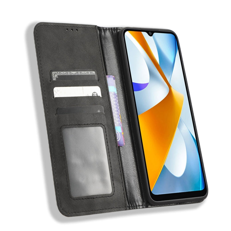 Magnetic Buckle Retro Texture Leather Phone Case, For iPhone 14 Pro Max, For iPhone 14 Pro, For Xiaomi Poco C40, For Xiaomi Poco M4 5G, For Xiaomi Poco M5, For UMIDIGI Power 7 Max