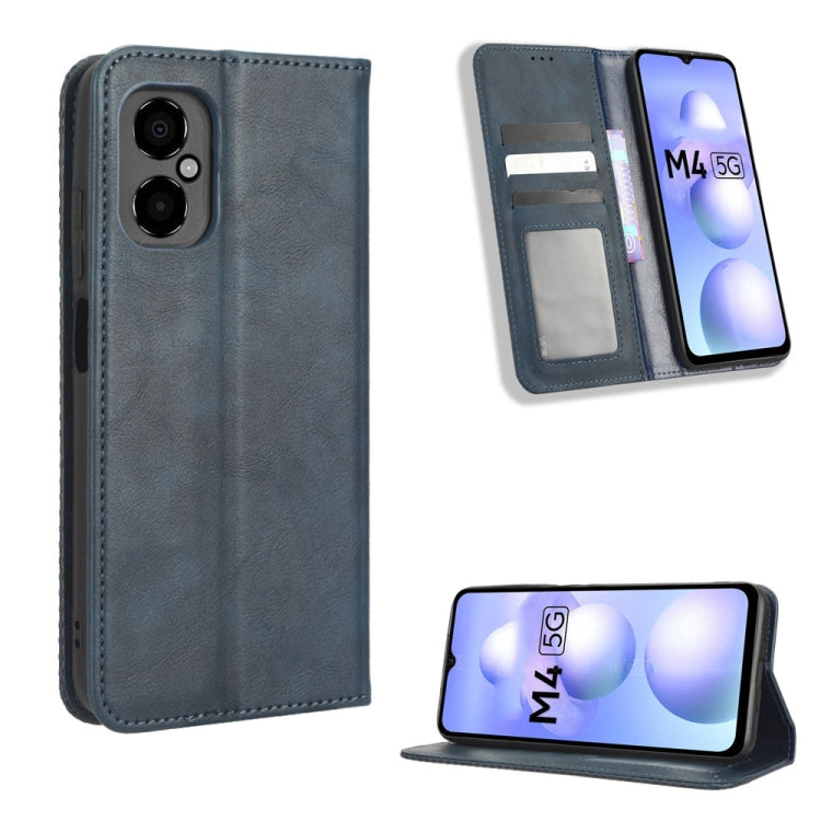 Magnetic Buckle Retro Texture Leather Phone Case, For iPhone 14 Pro Max, For iPhone 14 Pro, For Xiaomi Poco C40, For Xiaomi Poco M4 5G, For Xiaomi Poco M5, For UMIDIGI Power 7 Max