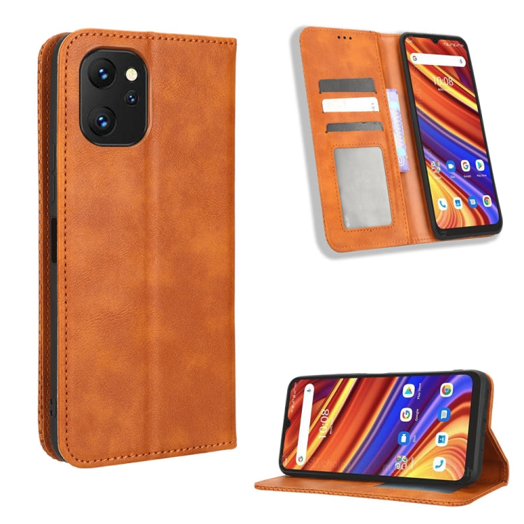 Magnetic Buckle Retro Texture Leather Phone Case, For iPhone 14 Pro Max, For iPhone 14 Pro, For Xiaomi Poco C40, For Xiaomi Poco M4 5G, For Xiaomi Poco M5, For UMIDIGI Power 7 Max