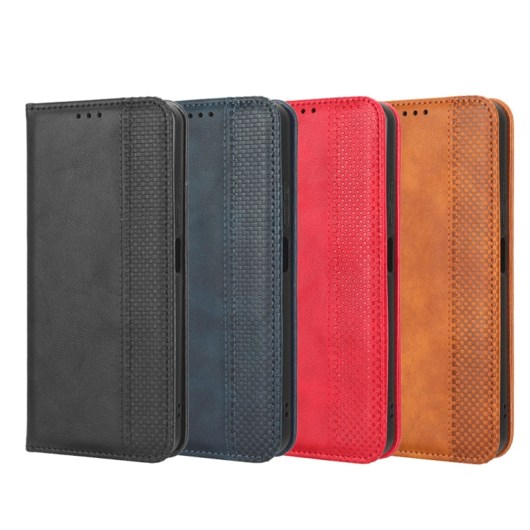 Magnetic Buckle Retro Texture Leather Phone Case, For UMIDIGI C1, For UMIDIGI F3 5G / 4G / F3S / F3 SE, For UMIDIGI Power 7 / Power 7S, For ZTE Blade A52 Lite, For ZTE Blade A72 5G