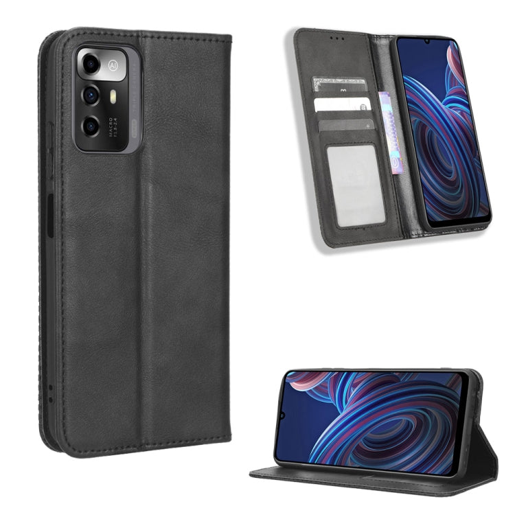 Magnetic Buckle Retro Texture Leather Phone Case, For UMIDIGI C1, For UMIDIGI F3 5G / 4G / F3S / F3 SE, For UMIDIGI Power 7 / Power 7S, For ZTE Blade A52 Lite, For ZTE Blade A72 5G