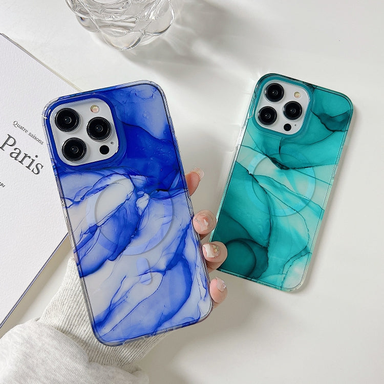Marble Dual-side Laminating Magsafe Phone Case, For iPhone 14 Plus, For iPhone 14 Pro, For iPhone 14 Pro Max