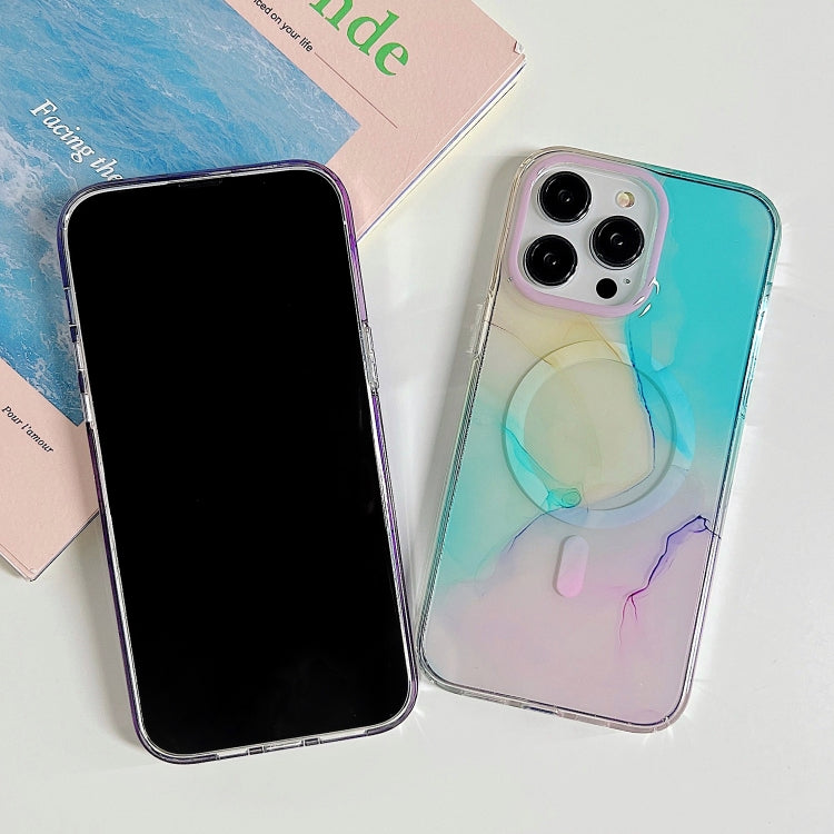 Marble Dual-side Laminating Magsafe Phone Case, For iPhone 14 Plus, For iPhone 14 Pro, For iPhone 14 Pro Max