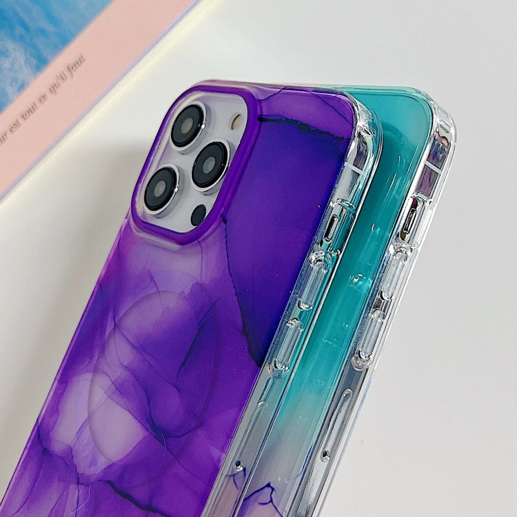 Marble Dual-side Laminating Magsafe Phone Case, For iPhone 14 Plus, For iPhone 14 Pro, For iPhone 14 Pro Max