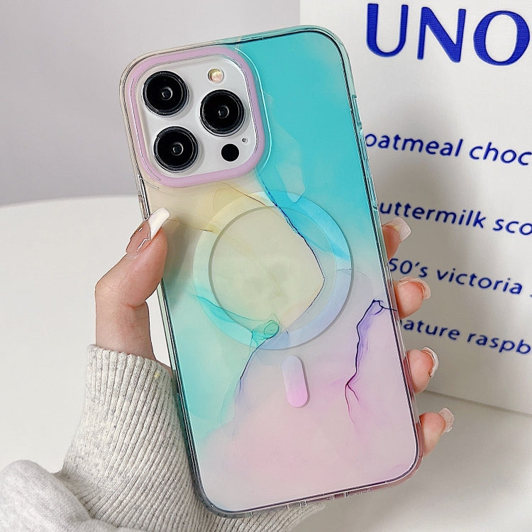 Marble Dual-side Laminating Magsafe Phone Case, For iPhone 14 Plus, For iPhone 14 Pro, For iPhone 14 Pro Max