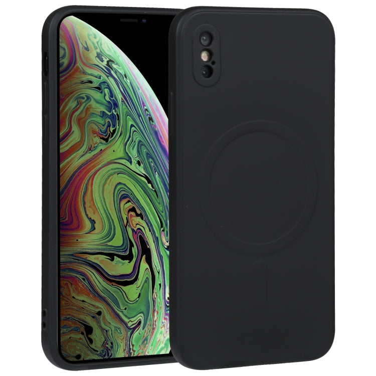 Liquid Silicone Full Coverage Shockproof Magsafe Phone Case, For iPhone X / XS, For iPhone XR, For iPhone XS Max