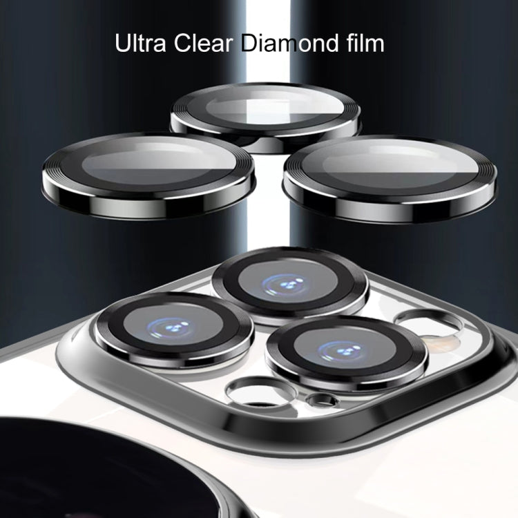 Electroplating PC Astronaut Holder Phone Case with Lens Film, For iPhone 13, For iPhone 13 Pro, For iPhone 13 Pro Max, For iPhone 12