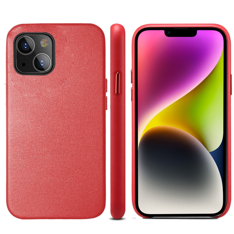 Lamb Grain PU Back Cover Phone Case, For iPhone 14, For iPhone 14 Plus, For iPhone 14 Pro