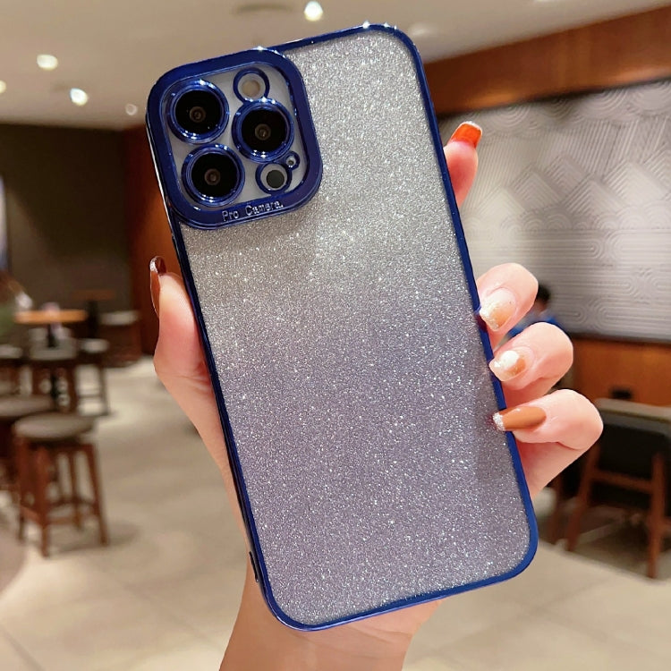 High Transparent Gradient Color Glitter TPU Phone Case, For iPhone 11, For iPhone XS Max