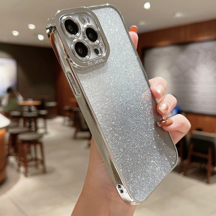 High Transparent Gradient Color Glitter TPU Phone Case, For iPhone 11, For iPhone XS Max