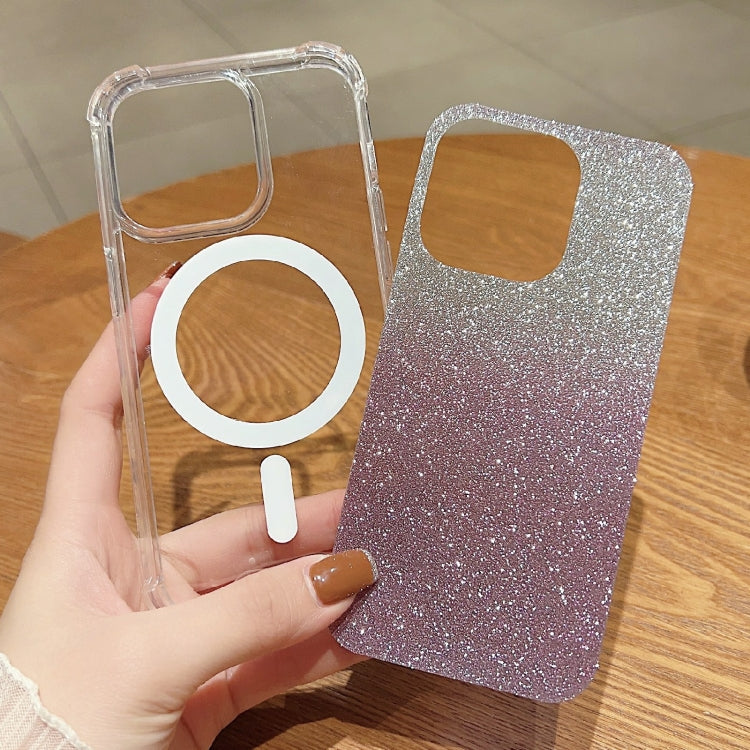 MagSafe Gradient Color Glitter Acrylic Shockproof Phone Case, For iPhone 14, For iPhone 13 Pro Max, For iPhone 13 Pro