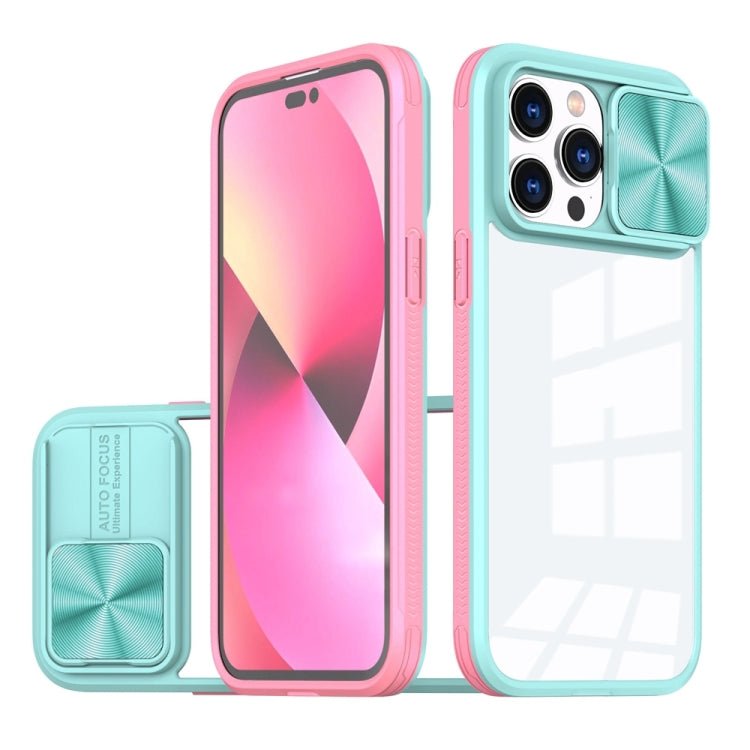 360 Full Body Sliding Camshield Phone Case, For iPhone 14 Pro Max