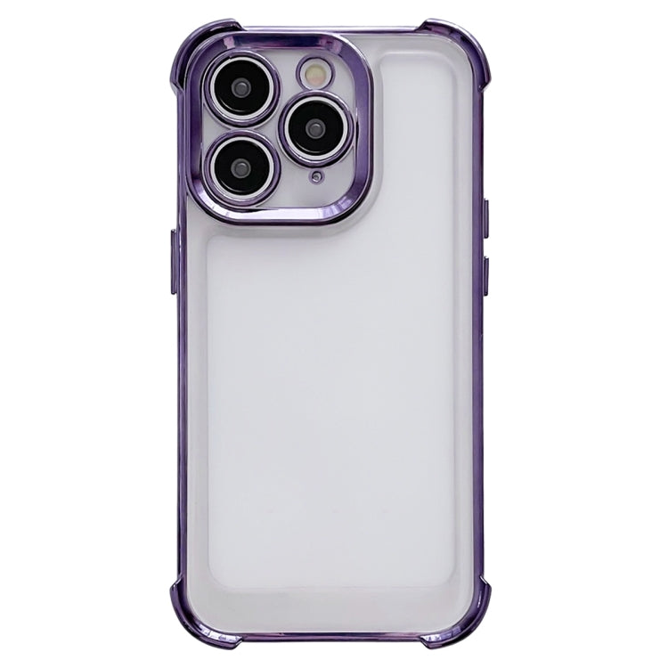 Electroplating Four-corner Shockproof Space Phone Case, For iPhone 12 Pro Max, For iPhone 12 Pro, For iPhone 11 Pro Max, For iPhone 11