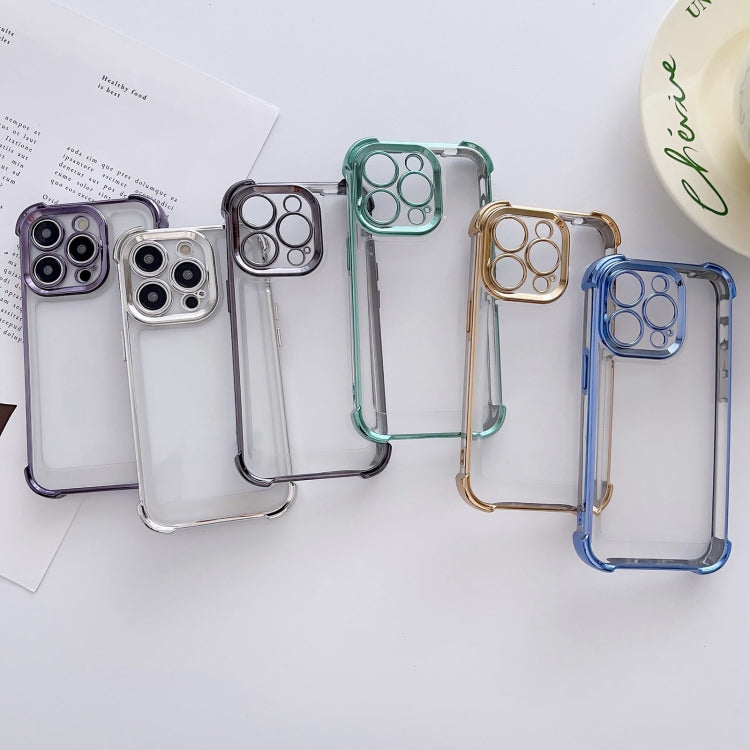 Electroplating Four-corner Shockproof Space Phone Case, For iPhone 12 Pro Max, For iPhone 12 Pro, For iPhone 11 Pro Max, For iPhone 11
