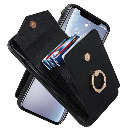 Ring Holder RFID Card Slot Phone Case, For iPhone XR, For iPhone XS Max, For Samsung Galaxy A33 5G, For Samsung Galaxy A51 5G