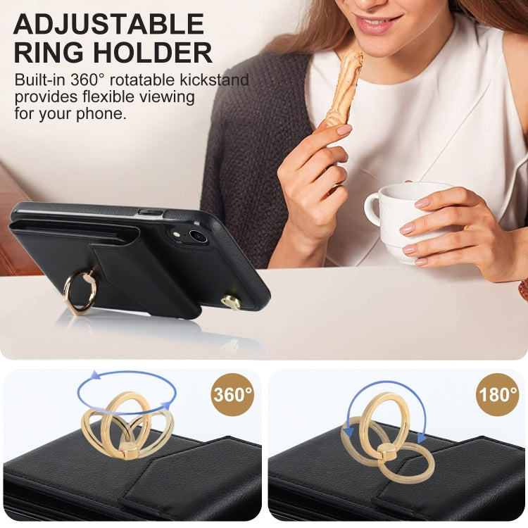 Ring Holder RFID Card Slot Phone Case, For iPhone XR, For iPhone XS Max, For Samsung Galaxy A33 5G, For Samsung Galaxy A51 5G