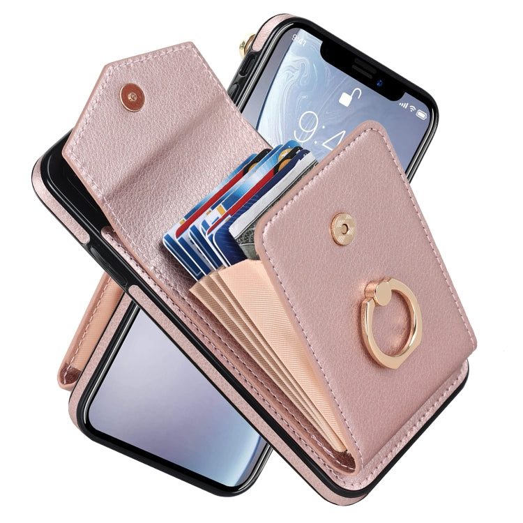 Ring Holder RFID Card Slot Phone Case, For iPhone XR, For iPhone XS Max, For Samsung Galaxy A33 5G, For Samsung Galaxy A51 5G