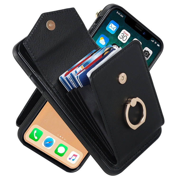 Ring Holder RFID Card Slot Phone Case, For iPhone XR, For iPhone XS Max, For Samsung Galaxy A33 5G, For Samsung Galaxy A51 5G