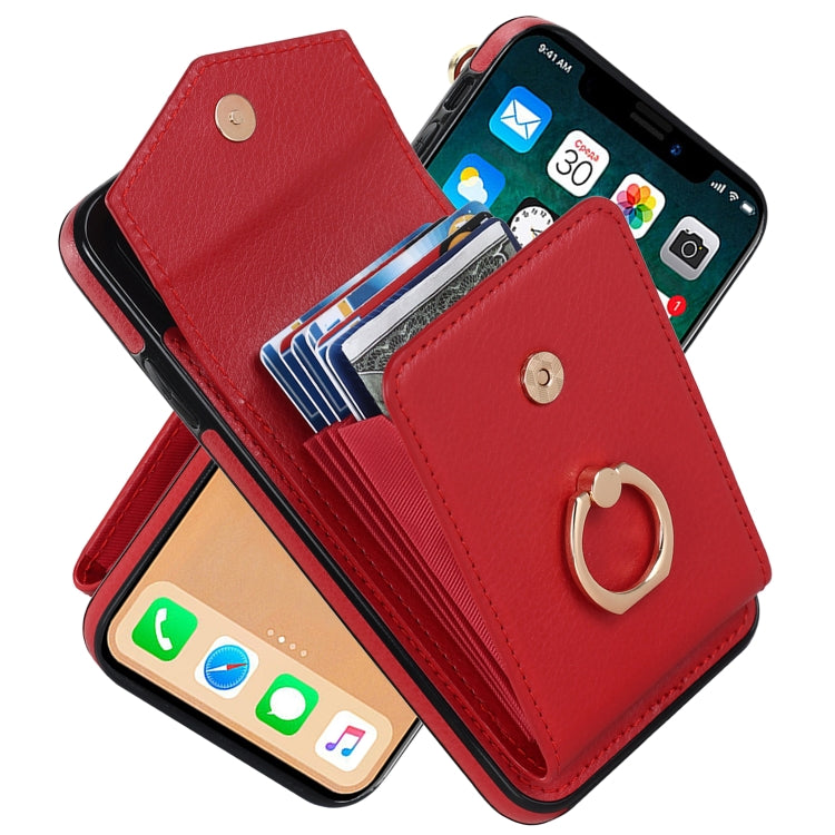 Ring Holder RFID Card Slot Phone Case, For iPhone XR, For iPhone XS Max, For Samsung Galaxy A33 5G, For Samsung Galaxy A51 5G