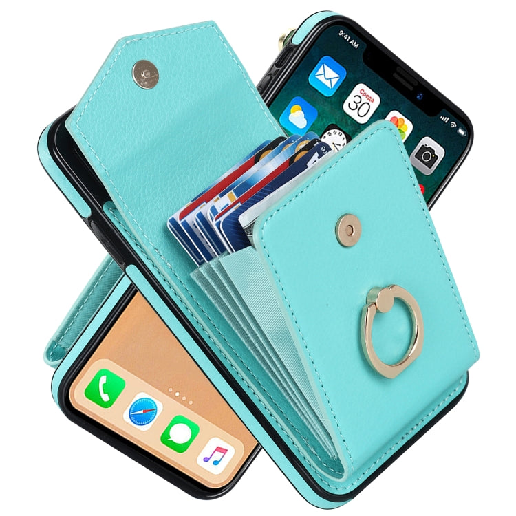 Ring Holder RFID Card Slot Phone Case, For iPhone XR, For iPhone XS Max, For Samsung Galaxy A33 5G, For Samsung Galaxy A51 5G
