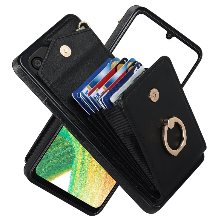 Ring Holder RFID Card Slot Phone Case, For iPhone XR, For iPhone XS Max, For Samsung Galaxy A33 5G, For Samsung Galaxy A51 5G