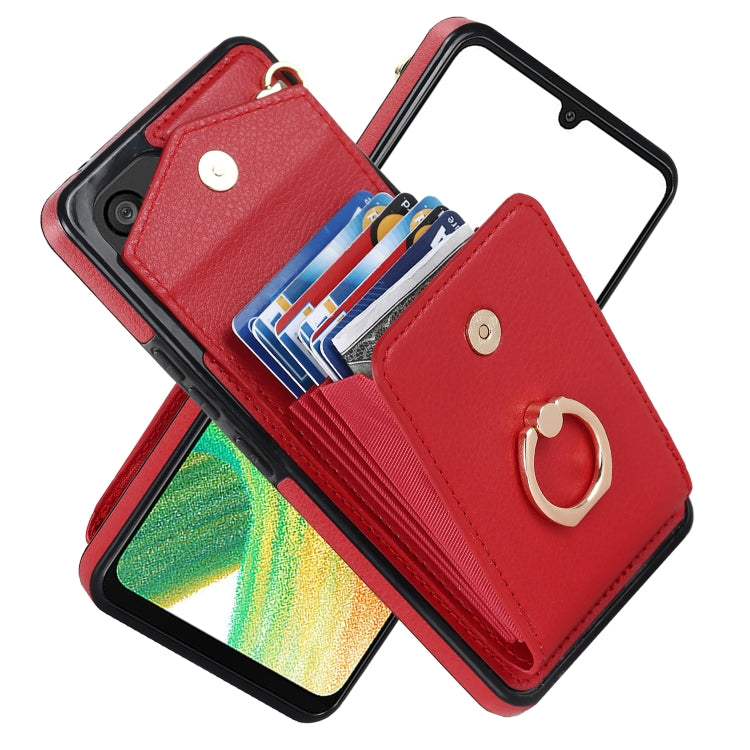 Ring Holder RFID Card Slot Phone Case, For iPhone XR, For iPhone XS Max, For Samsung Galaxy A33 5G, For Samsung Galaxy A51 5G