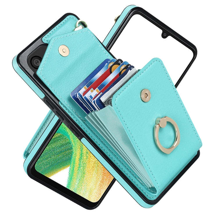 Ring Holder RFID Card Slot Phone Case, For iPhone XR, For iPhone XS Max, For Samsung Galaxy A33 5G, For Samsung Galaxy A51 5G