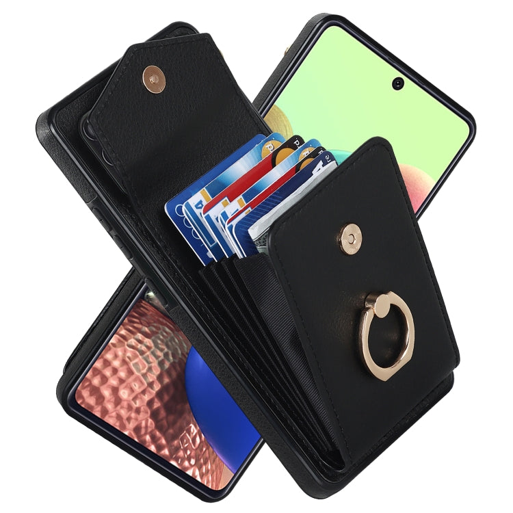 Ring Holder RFID Card Slot Phone Case, For iPhone XR, For iPhone XS Max, For Samsung Galaxy A33 5G, For Samsung Galaxy A51 5G