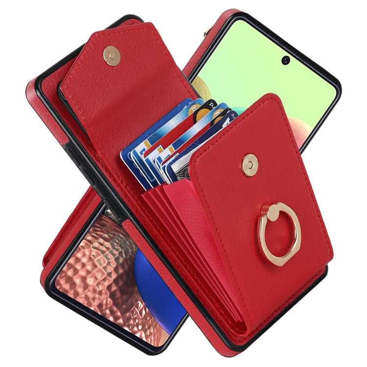 Ring Holder RFID Card Slot Phone Case, For iPhone XR, For iPhone XS Max, For Samsung Galaxy A33 5G, For Samsung Galaxy A51 5G