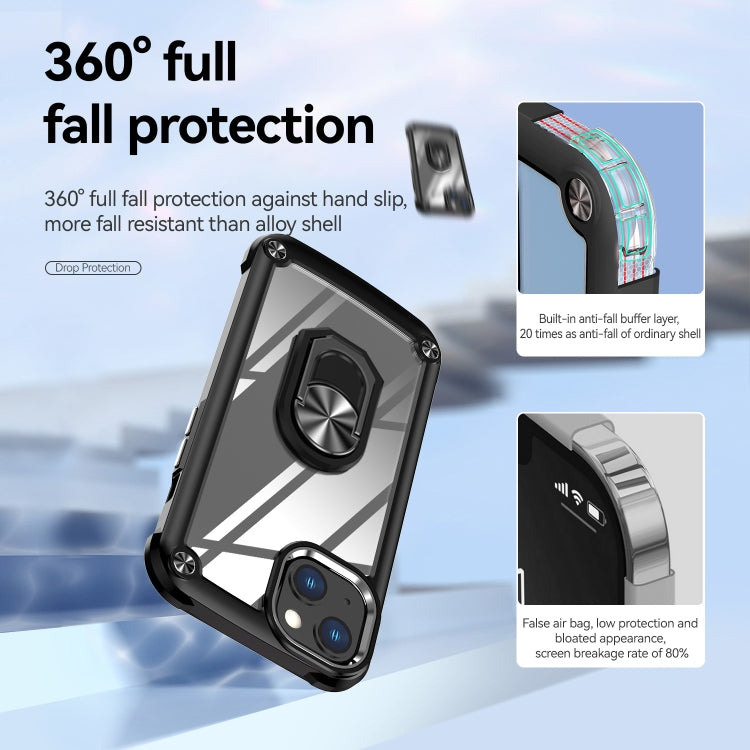 TPU + PC Lens Protection Phone Case with Ring Holder, For iPhone 11, For iPhone 11 Pro, For iPhone 11 Pro Max, For iPhone XS / X