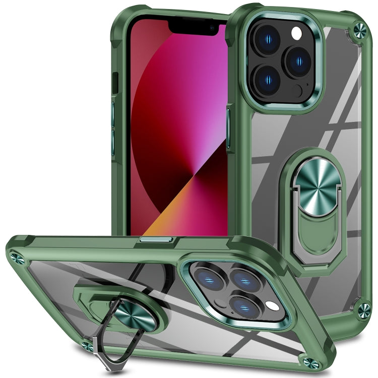 TPU + PC Lens Protection Phone Case with Ring Holder, For iPhone 11, For iPhone 11 Pro, For iPhone 11 Pro Max, For iPhone XS / X