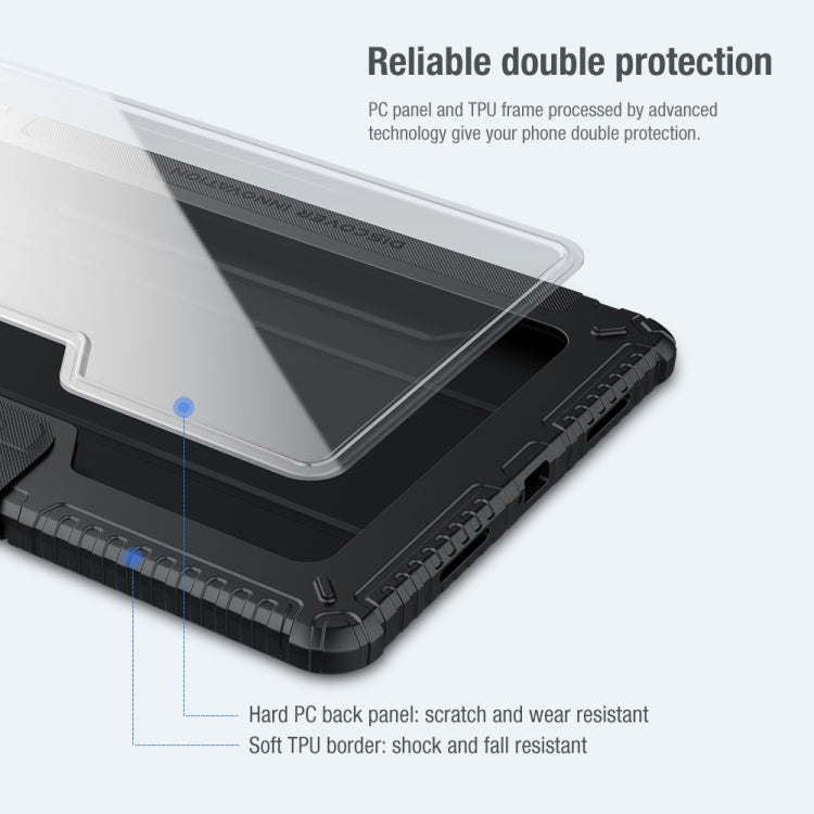 NILLKIN Bumper Pro Leather Tablet Case with Pen Slot & Sleep / Wake-up Function, For iPad 10th Gen 10.9 2022, For Xiaomi Pad 5 Pro