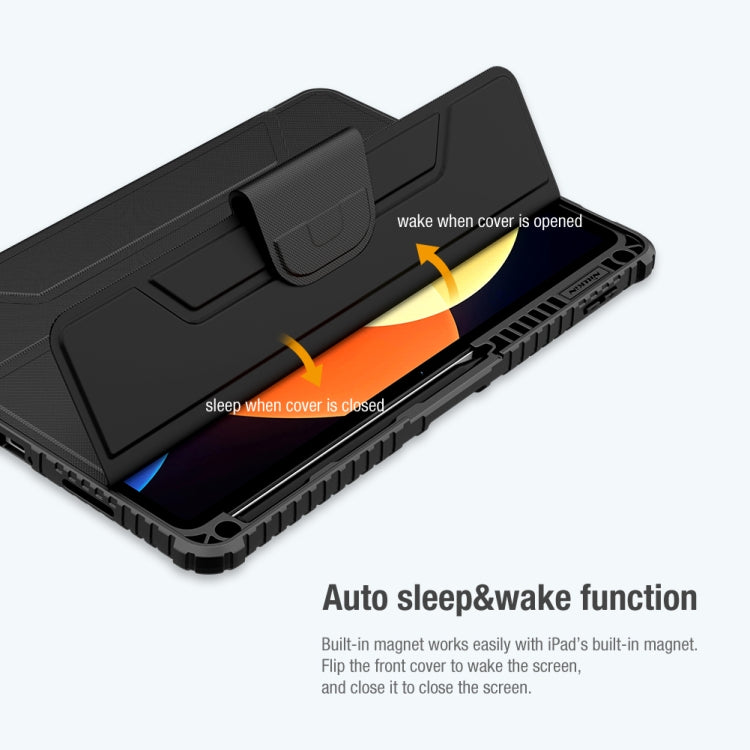 NILLKIN Bumper Pro Leather Tablet Case with Pen Slot & Sleep / Wake-up Function, For iPad 10th Gen 10.9 2022, For Xiaomi Pad 5 Pro
