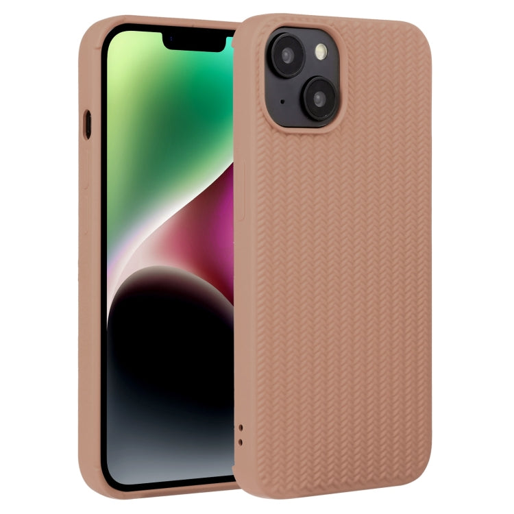 Weave Texture Silicone Phone Case, For iPhone 14, For iPhone 14 Plus