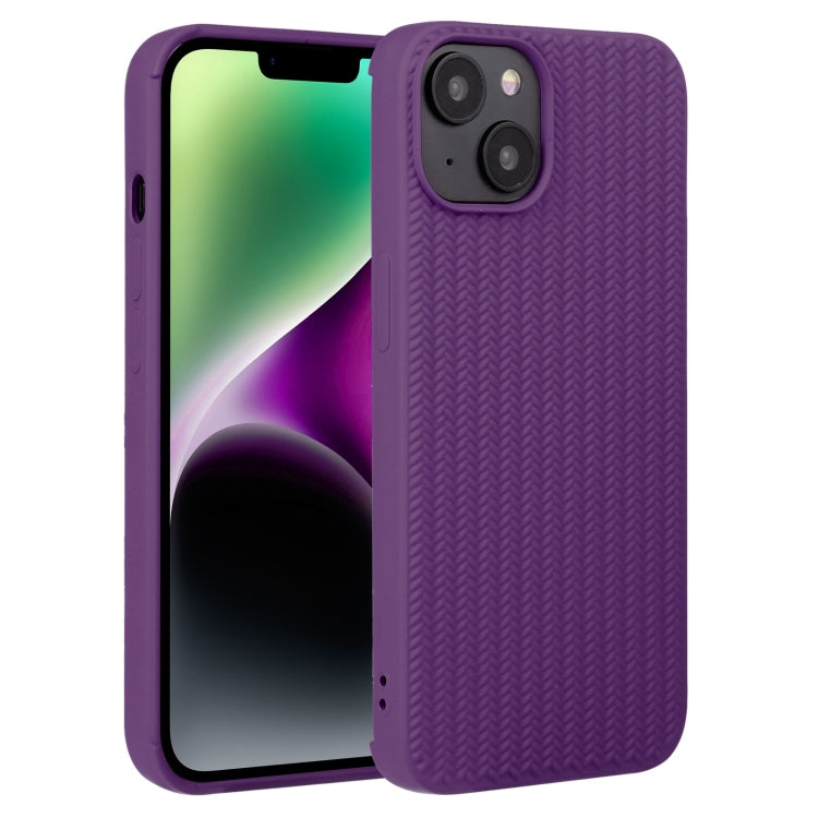 Weave Texture Silicone Phone Case, For iPhone 14, For iPhone 14 Plus