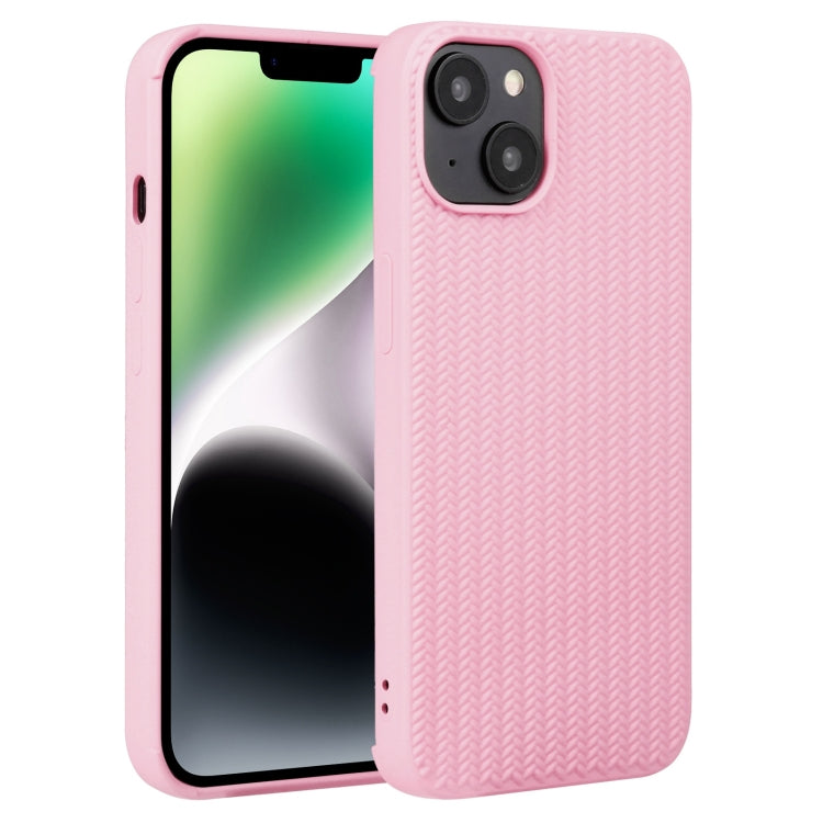 Weave Texture Silicone Phone Case, For iPhone 14, For iPhone 14 Plus