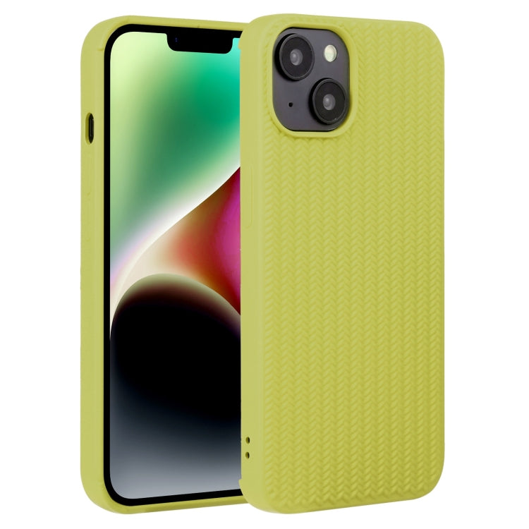 Weave Texture Silicone Phone Case, For iPhone 14, For iPhone 14 Plus