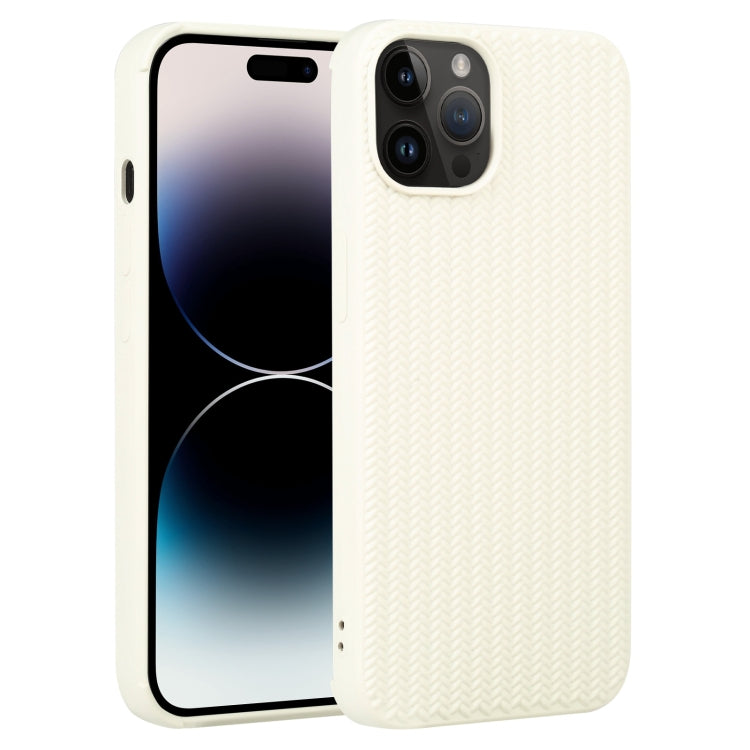 Weave Texture Silicone Phone Case, For iPhone 14 Pro, For iPhone 14 Pro Max