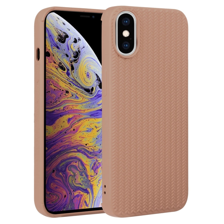 Weave Texture Silicone Phone Case, For iPhone XS Max, For iPhone SE 2022 / SE 2020 / 7 / 8