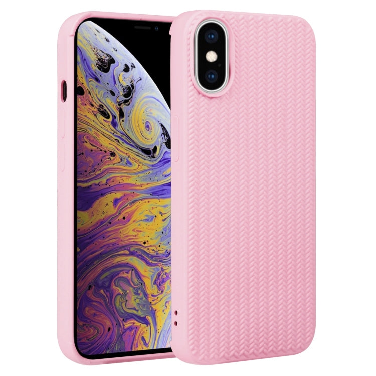 Weave Texture Silicone Phone Case, For iPhone XS Max, For iPhone SE 2022 / SE 2020 / 7 / 8