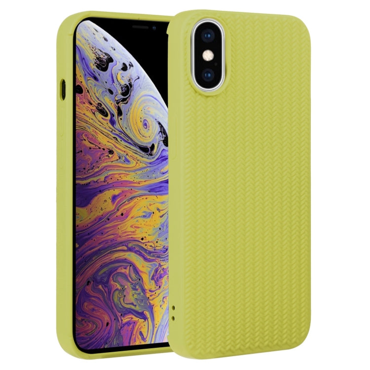 Weave Texture Silicone Phone Case, For iPhone XS Max, For iPhone SE 2022 / SE 2020 / 7 / 8